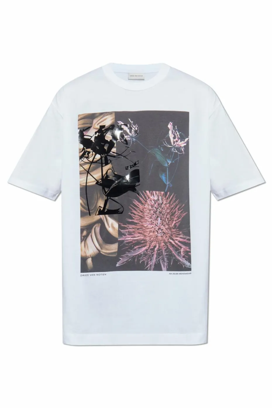 Dries Van Noten WHITE T-shirt with print