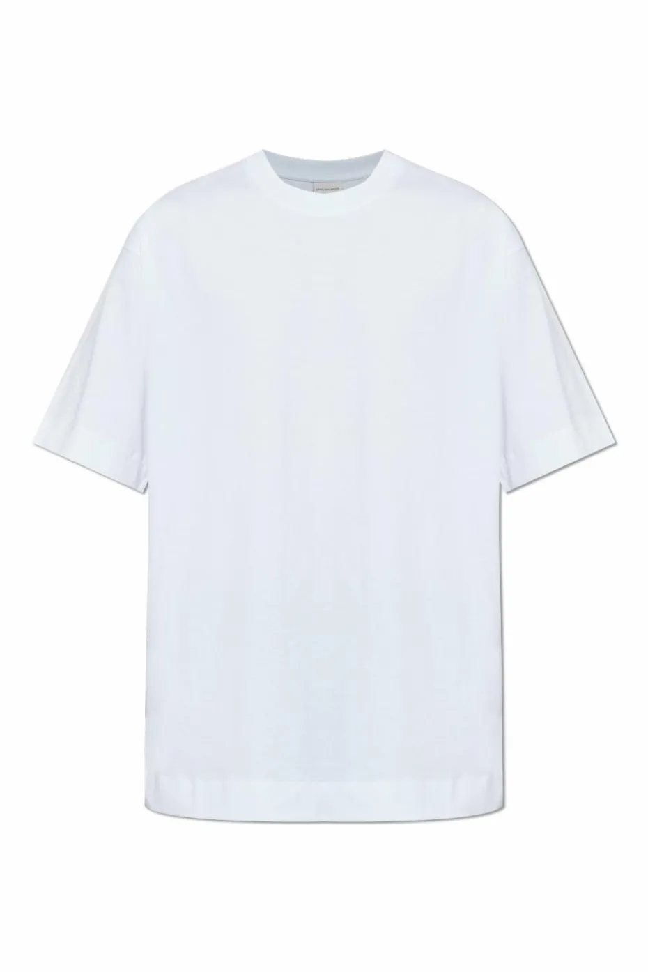 Dries Van Noten WHITE T-shirt with a crew neck