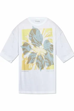 Dries Van Noten WHITE T-shirt with print