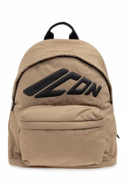 Dsquared2 beige Backpack with logo