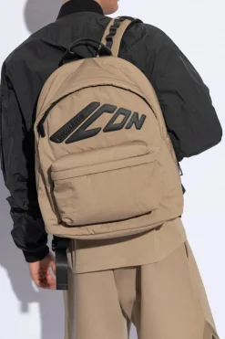 Dsquared2 beige Backpack with logo