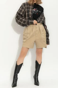 Dsquared2 beige Baggy style shorts