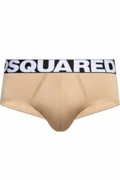 Dsquared2 beige Briefs with logo