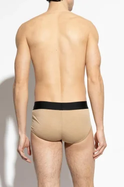 Dsquared2 beige Briefs with logo