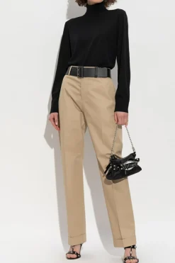 Dsquared2 beige Creased trousers