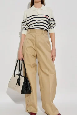 Dsquared2 beige Creased trousers