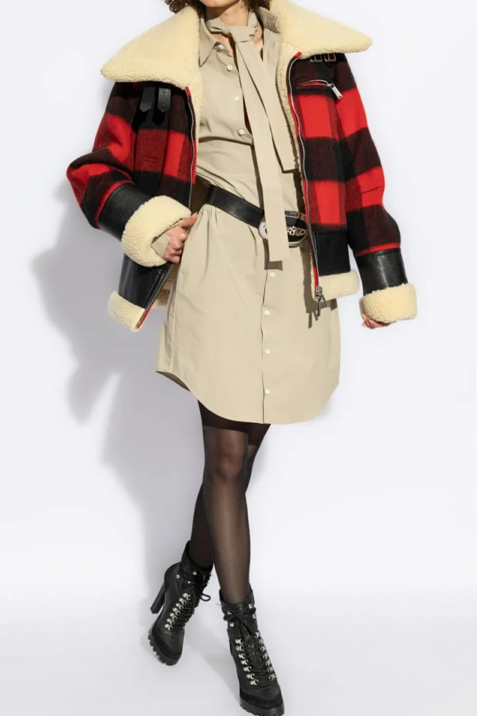 Dsquared2 beige Dress with belt