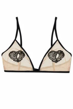 Dsquared2 beige Embroidered Bra