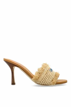 Dsquared2 beige Heeled slides 'Summer Lovers' capsule