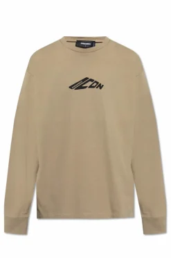 Dsquared2 beige Long sleeve T-shirt