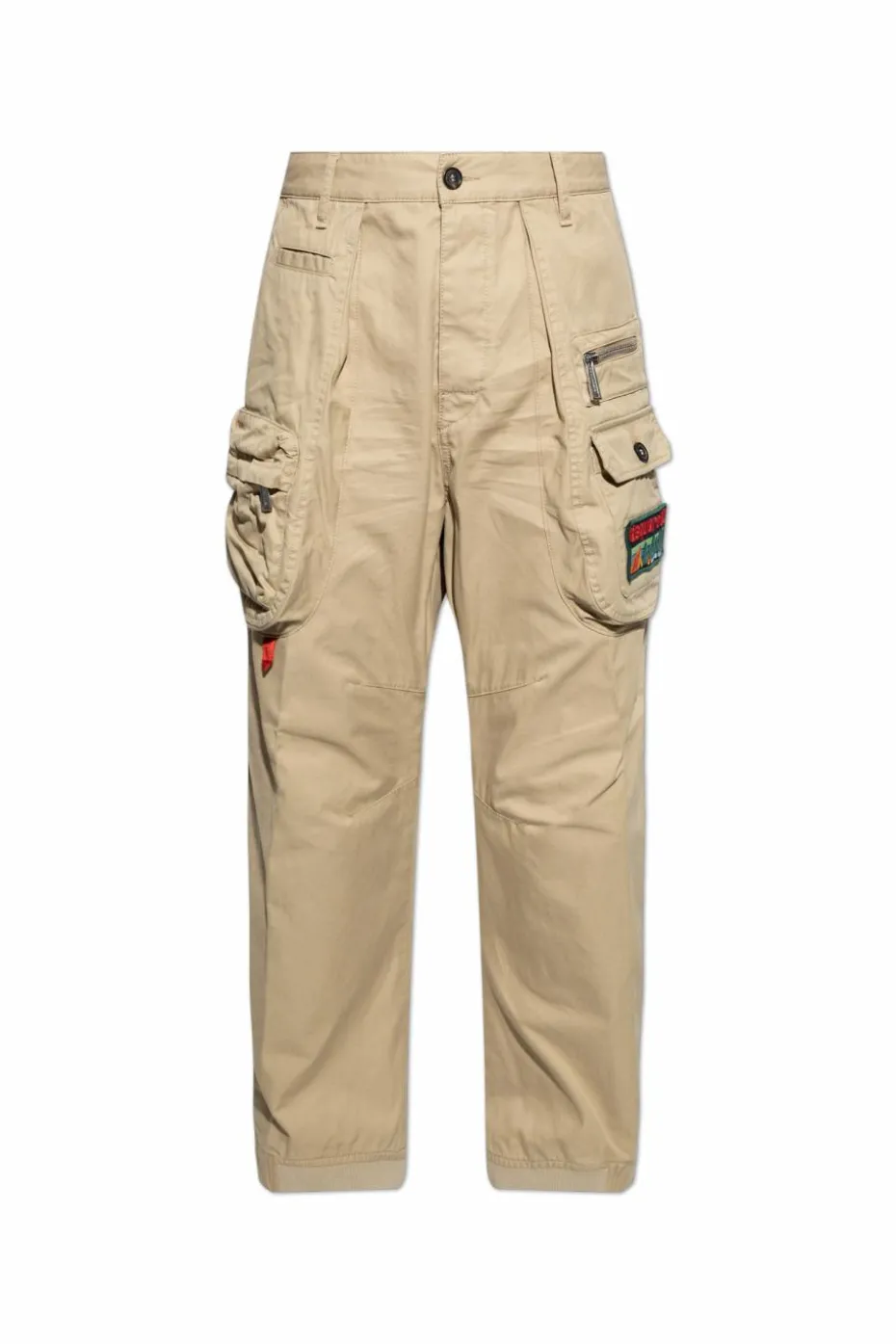 Dsquared2 beige Pants with patches