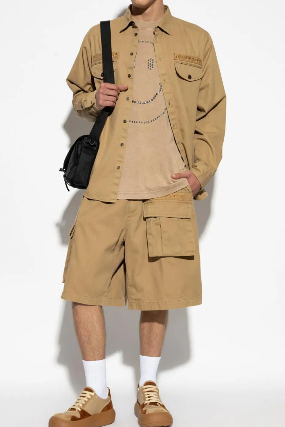 Dsquared2 beige Shirt with logo