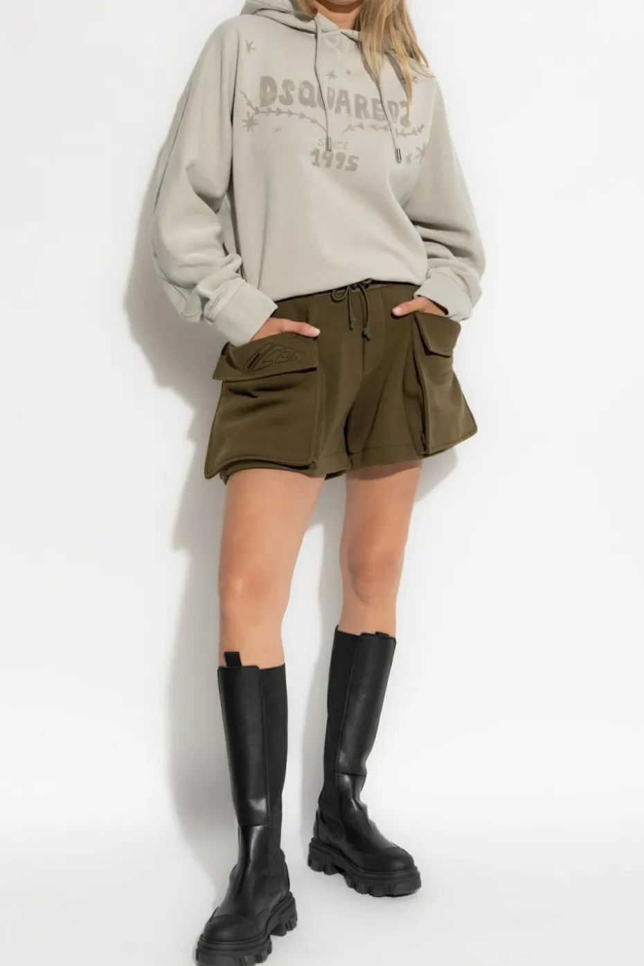Dsquared2 beige Sweatshirt with logo