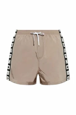 Dsquared2 beige Swim shorts with logo