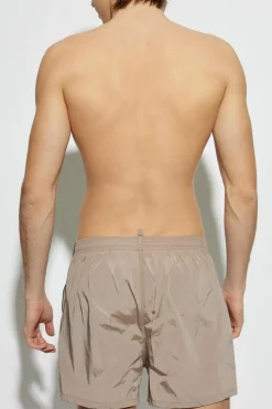 Dsquared2 beige Swim shorts with logo