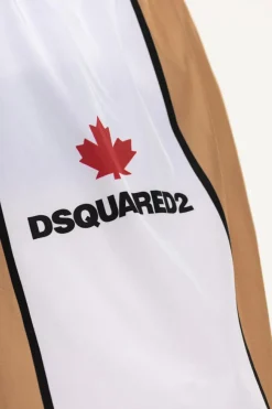 Dsquared2 beige Swim shorts with logo