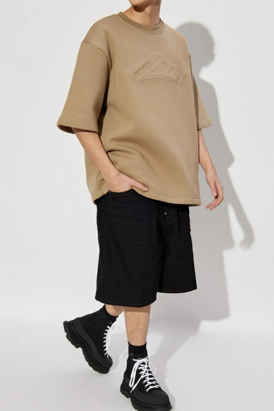 Dsquared2 beige T-shirt with logo