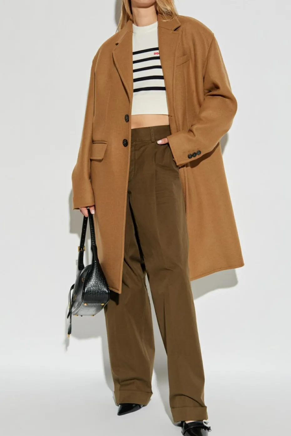 Dsquared2 beige Wool coat