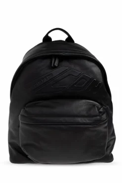 Dsquared2 BLACK Backpack with logo