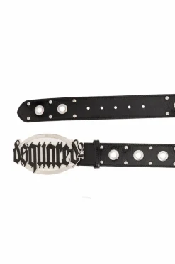 Dsquared2 BLACK Belt with logo