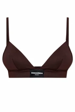 Dsquared2 BLACK Bra with logo
