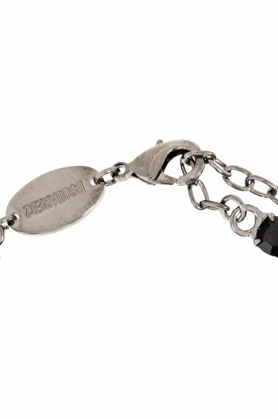 Dsquared2 BLACK Bracelet with applications