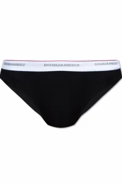Dsquared2 BLACK Briefs with logo