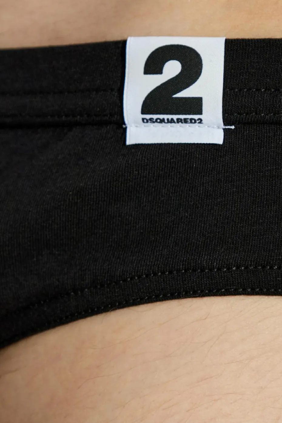 Dsquared2 BLACK Briefs with logo