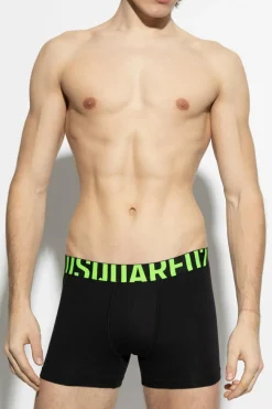 Dsquared2 BLACK Cotton boxers with logo