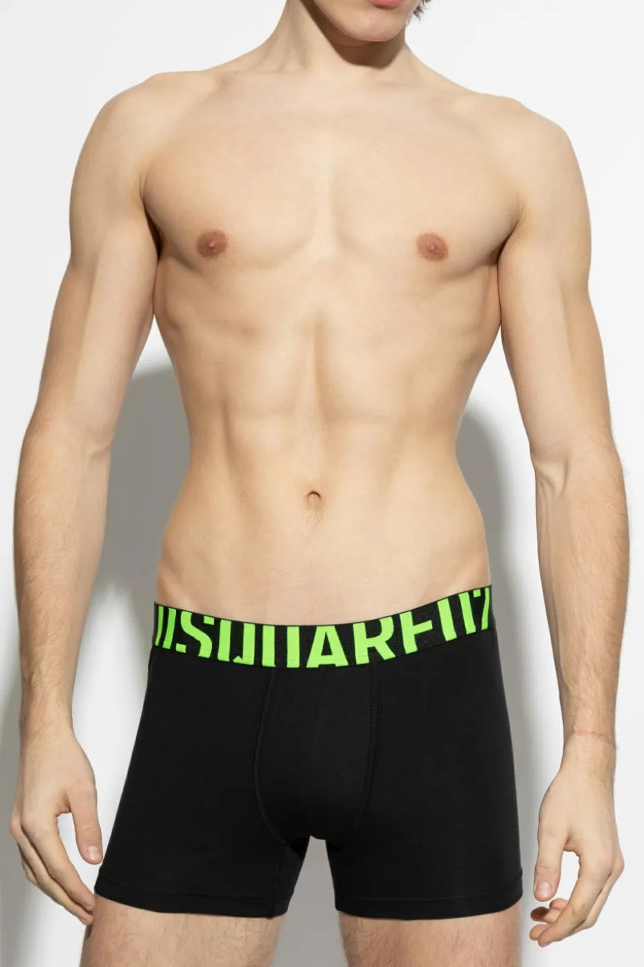Dsquared2 BLACK Cotton boxers with logo