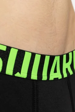 Dsquared2 BLACK Cotton boxers with logo
