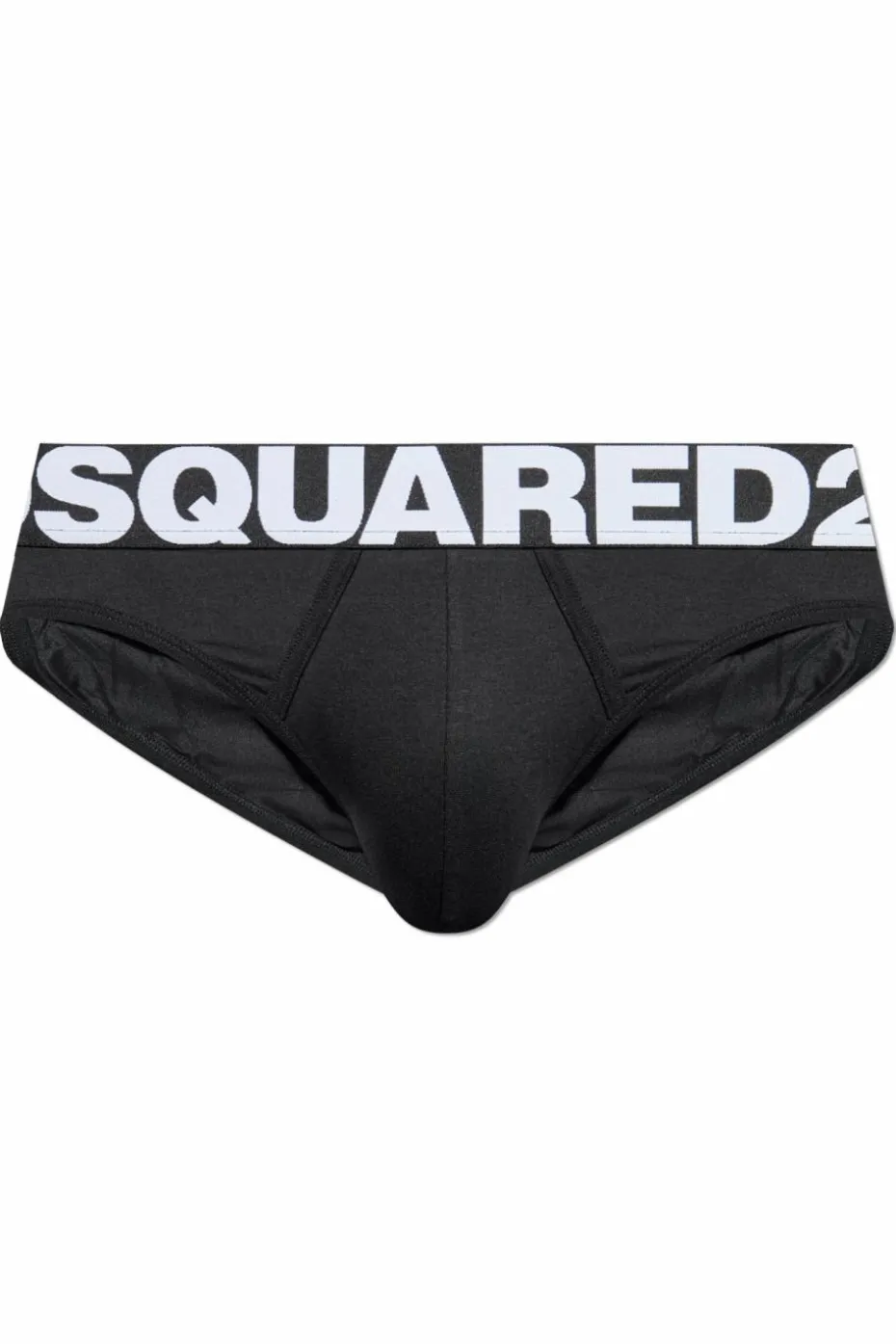 Dsquared2 BLACK Cotton briefs with logo