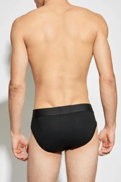 Dsquared2 BLACK Cotton briefs with logo