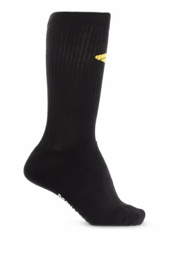 Dsquared2 BLACK Cotton socks with logo