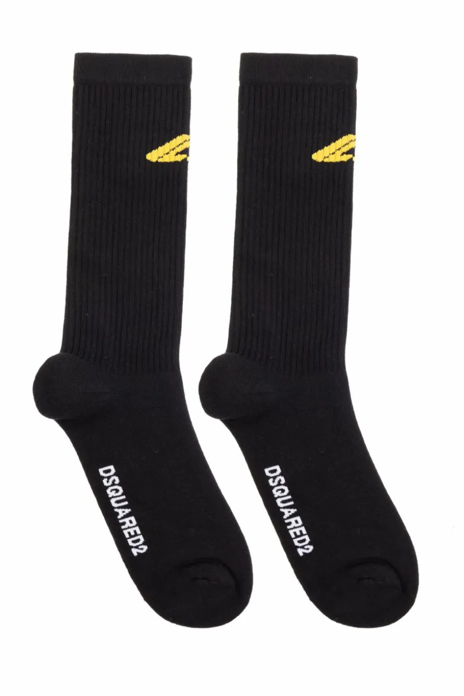 Dsquared2 BLACK Cotton socks with logo