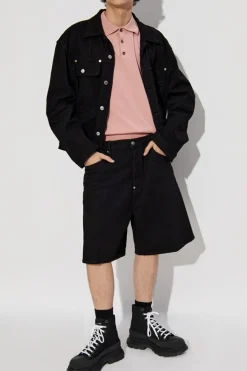 Dsquared2 BLACK Denim shorts