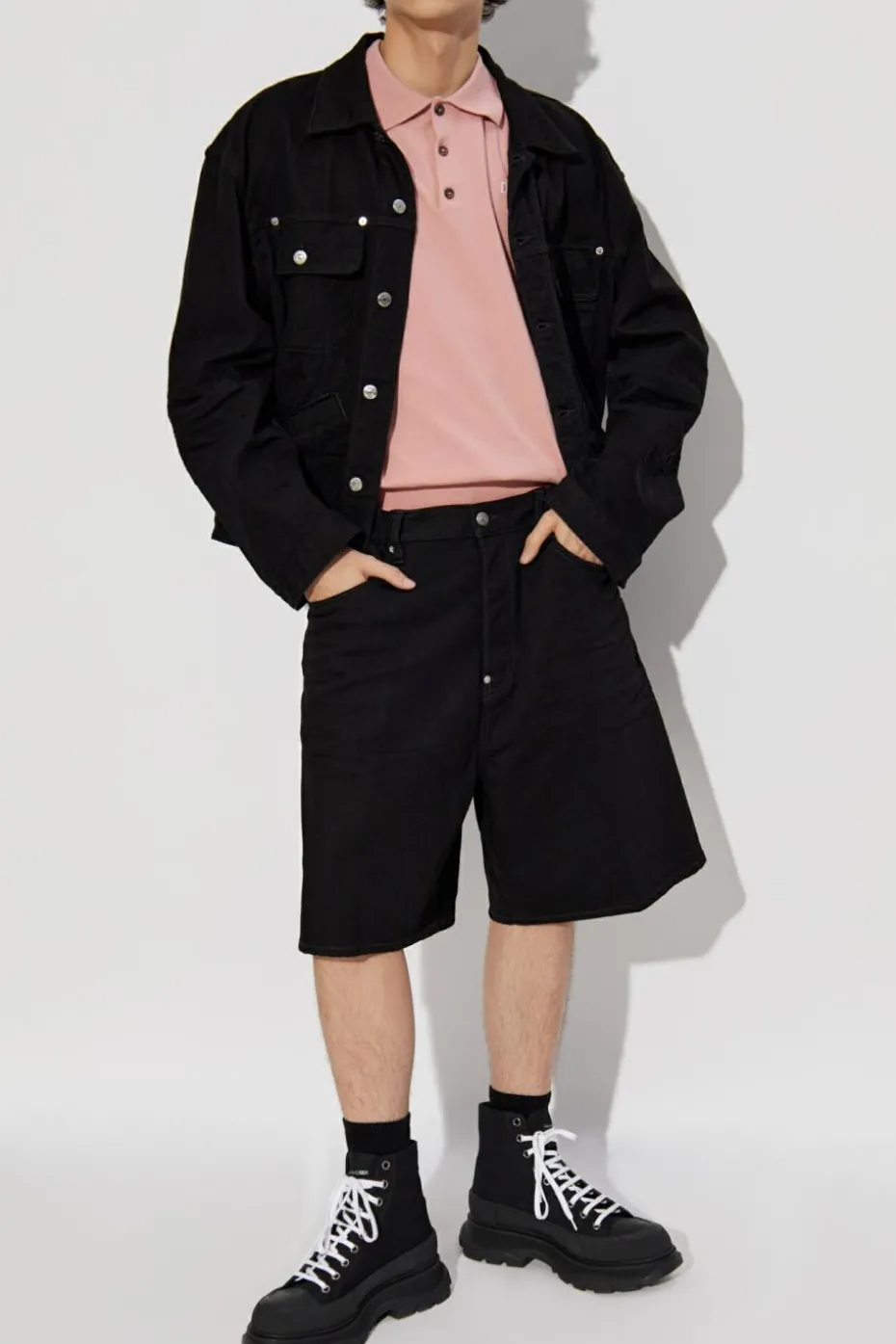 Dsquared2 BLACK Denim shorts