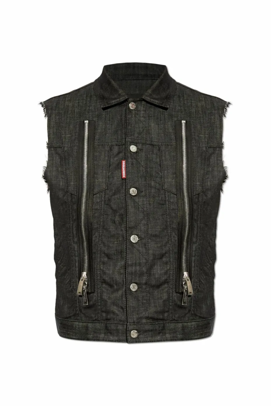 Dsquared2 BLACK Denim vest