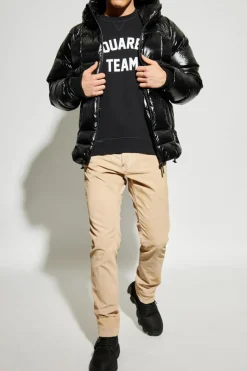 Dsquared2 BLACK Down jacket with hood