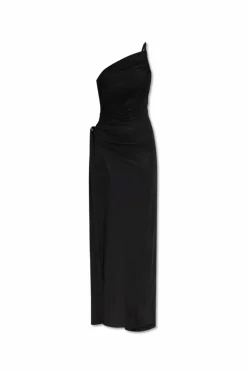 Dsquared2 BLACK Draped dress