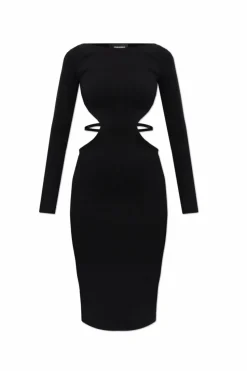 Dsquared2 BLACK Dress with Cutouts