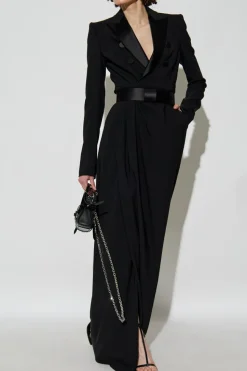 Dsquared2 BLACK Dress with belt