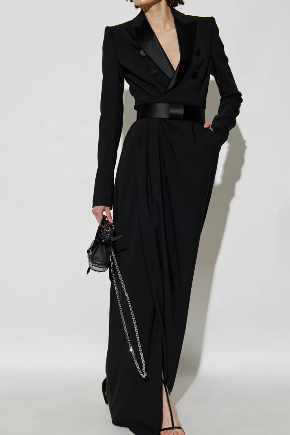 Dsquared2 BLACK Dress with belt