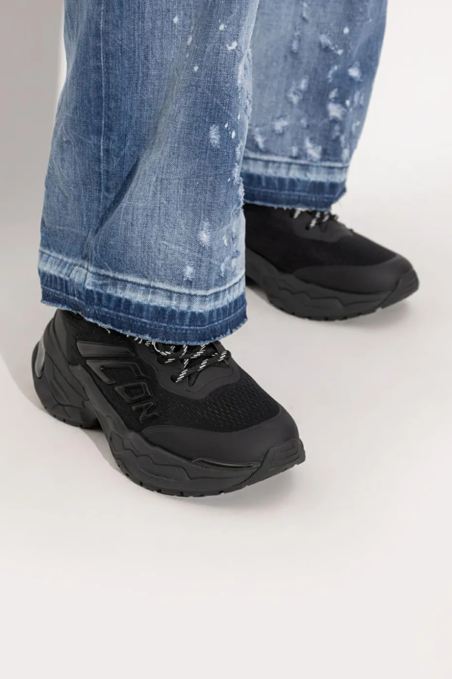 Dsquared2 BLACK "Faster" sports shoes