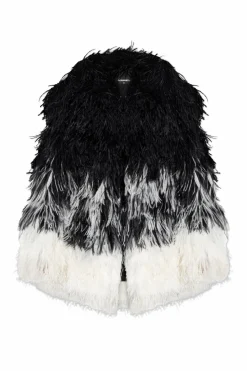 Dsquared2 BLACK Faux fur