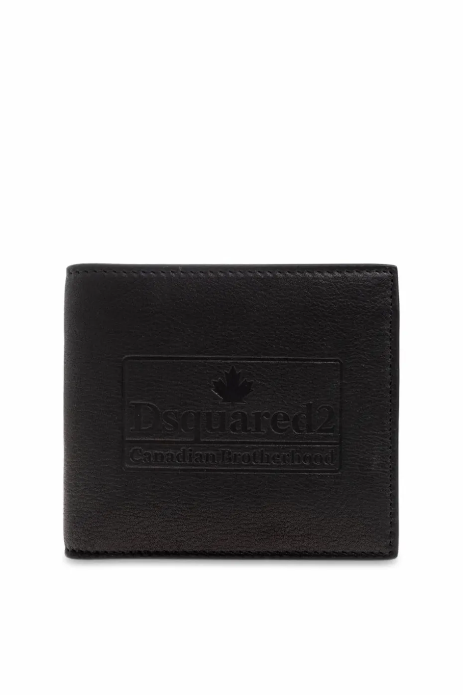 Dsquared2 BLACK Foldable wallet with logo
