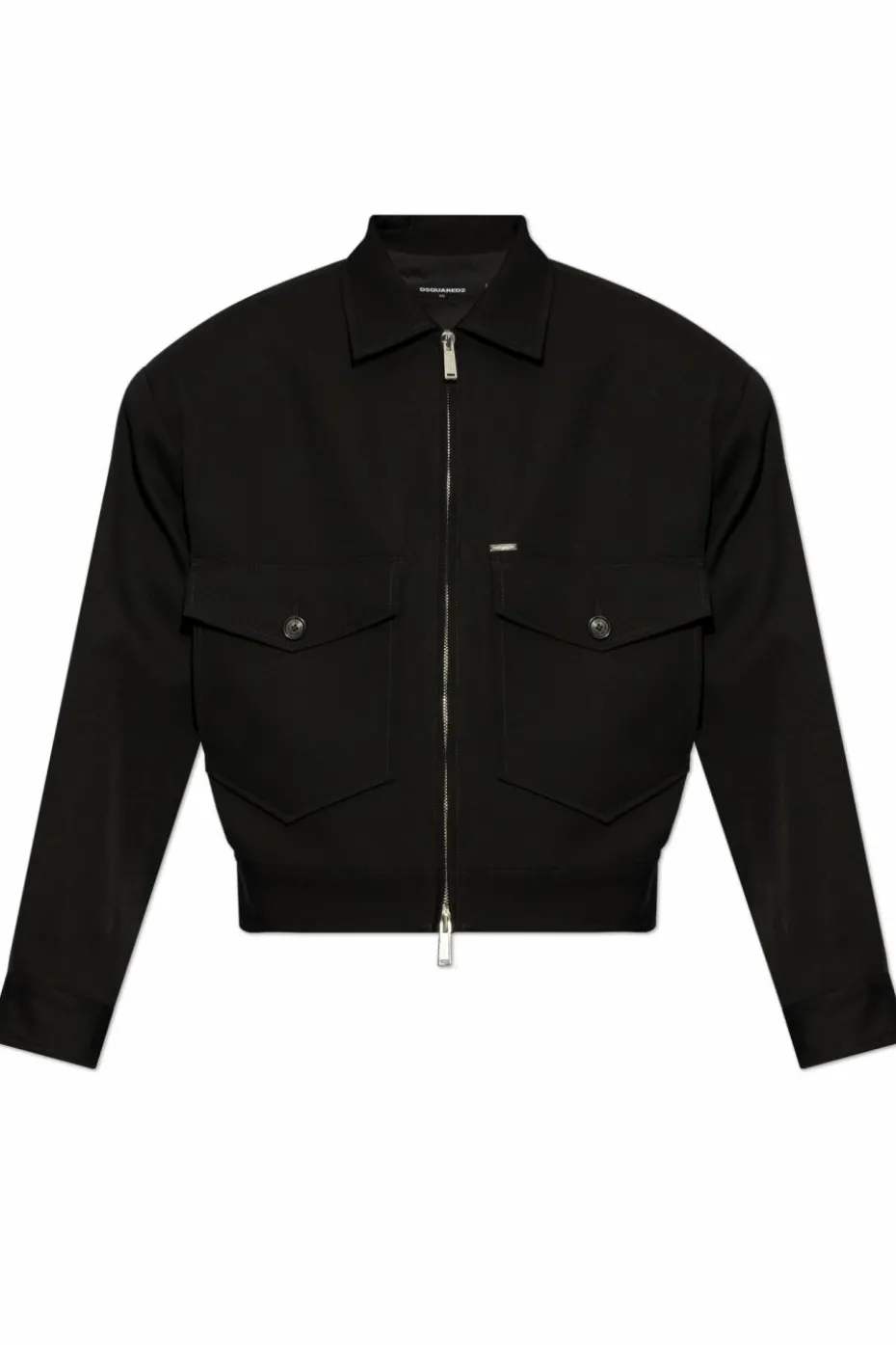 Dsquared2 BLACK Jacket with pockets