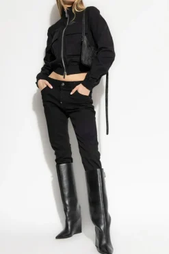 Dsquared2 BLACK Jacket with logo