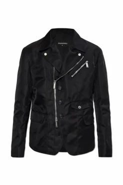 Dsquared2 BLACK Jacket with Pockets