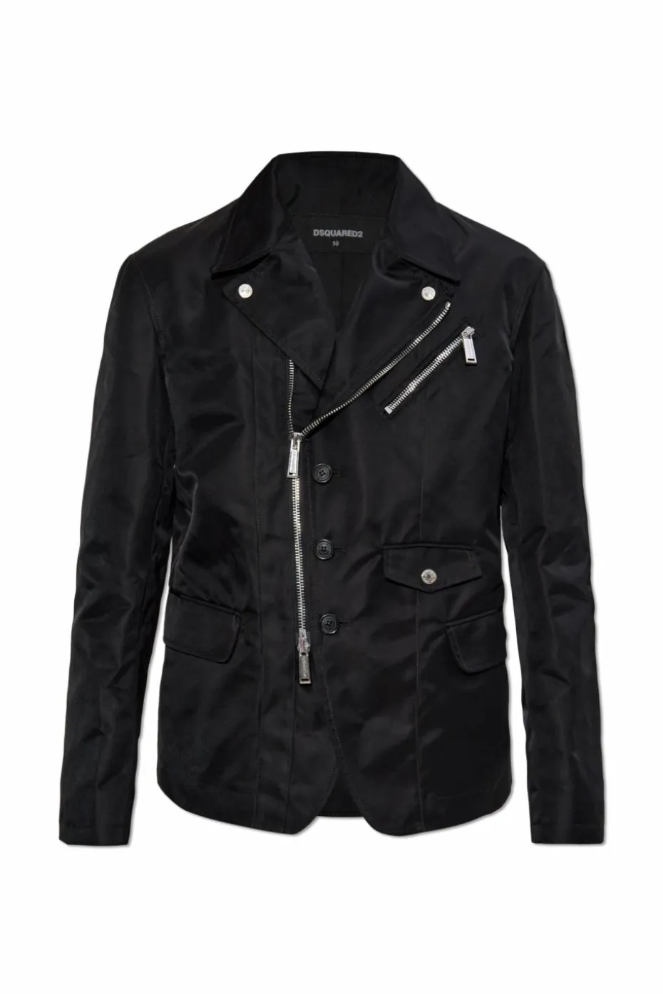 Dsquared2 BLACK Jacket with Pockets